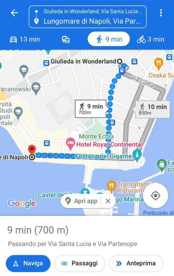 Giulieda In Wonderland Villa Napoli Eksteriør bilde